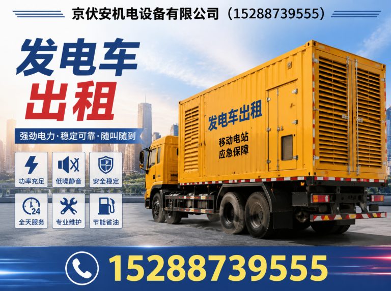 海北静音发电车租赁展示图