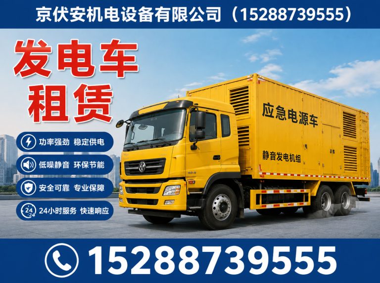 海北发电车出租展示图